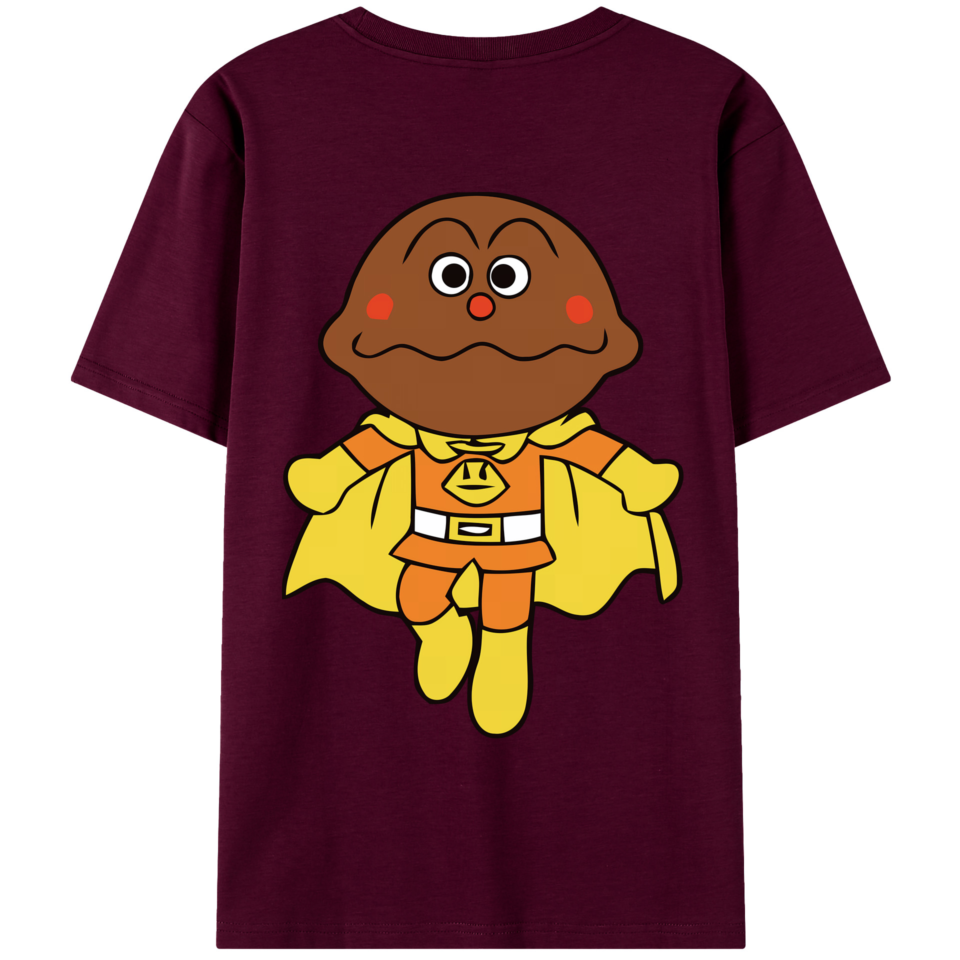 （画像用） アンパンマン Anpanman レディース半袖Tシャツ(バックプリント)